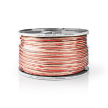 Kabel głośnikowy, 2 x 4,00 mm², miedź, szpula 100 m