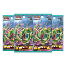 Pokemon Cards Evolving Skies, Korean Blue Sky Stream - Booster Bundle including 4 Pokemon Booster Packs - TCYM Product