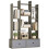 12 Shelf Storage Unit, with Drawers - Graphite Wood Effect 1