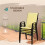 Set of Four Stackable Mesh Seat Chairs - Beige 7