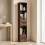 Homcom HOMCOM Bookcase with Drawers Adjustable Shelf 158 cm Rustic Brown 2