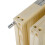 Homcom HOMCOM Freestanding Room Divider 4 Panel Folding Natural, 180 x 180cm 9