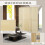 Homcom HOMCOM Freestanding Room Divider 4 Panel Folding Natural, 180 x 180cm 6
