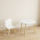 AIYAPLAY Kids Table and Chairs Set with Storage Bag White 3