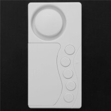5X Sensor de Abertura de Porta Alarme de Atraso de Porta Sem Fio Sensor de Porta Alarme de Segurança de Porta e Janela Segurança Residencial