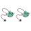 4 Pack Ultrasonic Atomization Maker 20mm 113KHz Mist Atomizer DIY Humidifier with PCB 3.7-12V 1