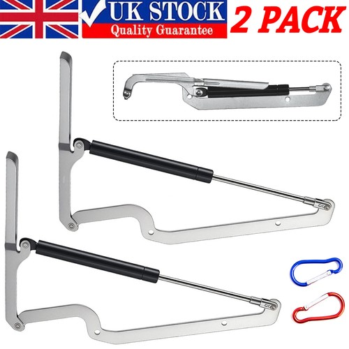 2PCS Lid Support Hinge for Keter Deck Box Storage Cabinet Screws Included UK
