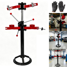 Strut Spring Compressor 200mm Coil Shock Stand Hand Operated Garage Workshop UK