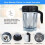 2X for  Blender Pitcher 64oz Low-Profile Replacement for  750, 5200, 5000, 6300, 7500 Container Jar Cup 5