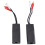 2 Par de Extensor de Cabo de Rede de Áudio RCA Transmissor de Par Trançado Interface RCA Extensor de Áudio de 2 Vias RJ45 para Extensor RCA 2