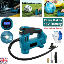 Cordless Electric Car Tyre Inflator Pump Tire Air Compressor Pump For Makita 18V