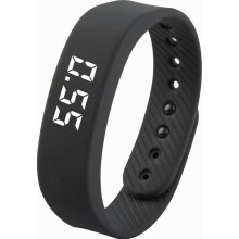 Montre connectée de sport avec accéléromètre 3D, étanche, alarme vibrante, pour étudiants et sportifs.