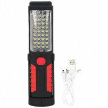 Lampe de travail LED portable avec aimant et crochet de suspension, étanche, idéale pour les voitures, les urgences et les pannes de courant