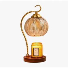 Lampe chauffe-bougie vintage avec variateur et minuterie, 2 ampoules incluses, cadeau de pendaison de crémaillère pour femme