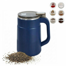 Moulin à café électrique 28 000 tr/min, broyeur à sec compact avec lame en acier inoxydable, silencieux, capacité de 700 g, pour les grain