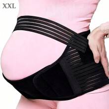 Verstellbarer Schwangerschaftsstützgürtel, elastisches, atmungsaktives Bauchband, XXL-Bauchstützgurt