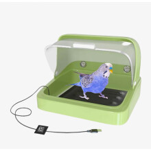 Incubateur transparent pour poussins, canetons et autres volailles, avec 3 niveaux de température, tapis chauffant USB et tapis chauffant US