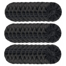 100 housses jetables pour écouteurs, protections pour oreillettes, 8-13 cm, noires