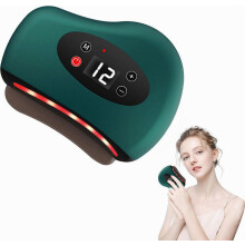 Appareil de massage pour drainage lymphatique, appareil de massage électrique Gua Sha, pour le dos, la nuque et le visage, avec fonction vib