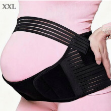 Ceinture de soutien de maternité ajustable, ceinture abdominale élastique respirante, ceinture de soutien lombaire de grossesse XXL