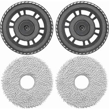 Kit de rechange pour balai serpillière avec support, compatible avec les aspirateurs robots Dreame L10 Ultra/X40/X30/S30