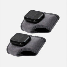 Lot de 2 masseurs pour pieds et chevilles avec fonction chauffante, batterie rechargeable 2000 mAh, 3 niveaux de chaleur, 3 modes de vibrati
