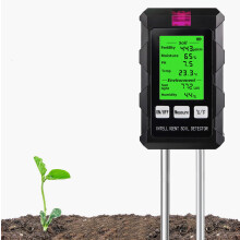 Testeur de sol 6 en 1 : mesure de l’humidité, du pH et de la température du sol pour une analyse précise, idéal pour le jardinage et l’ag