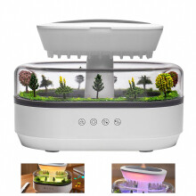 Diffuseur d'arômes Rain Drop Humidificateur 250 ml avec veilleuse LED, bruit blanc, sons de la nature, fonctionnement silencieux, arrêt auto