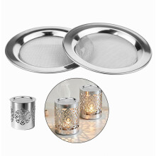 Lot de 2 grilles à encens en acier inoxydable, maille fine de 10 cm, résistantes à la chaleur, pour lampes à arômes, brûleurs d'encens et br