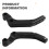 Motorcycle Handguard Support Bracket Mount 22mm Handlebar Tube Caps Handlebar Guard Clamp Universal Black 7