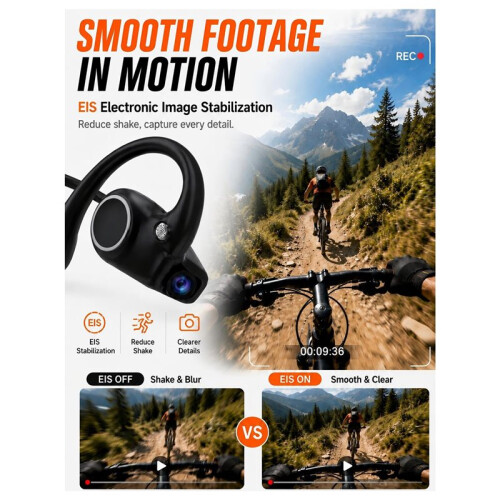 Headset Camera  Headset Camera Black