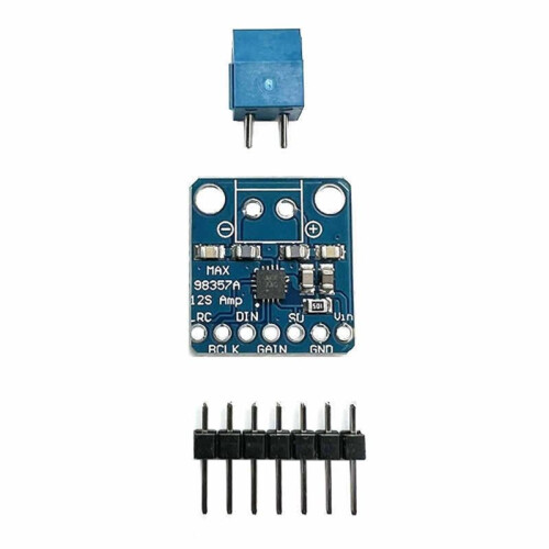 MAX98357A I2S 3W Class D Amplifier Breakout Interface I2S DAC Decoder for Audio Raspberry Pi Esp32 Projects