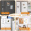 Conjunto de 5 Molduras Magnéticas com Borda para Refrigerador, 2,36 X 3,54 Polegadas, Ímãs de Acrílico para Geladeira 1
