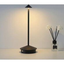 Lampe de table LED sans fil à intensité variable, lampe de bureau rechargeable pour restaurants, bars et chambres, 3 modes de couleur, veill