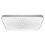 Rectangular Shower Head Rea Js-032 Brushed Nickel 1