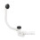 Bathtub Siphon Rea With Click-clack Waste Black 1