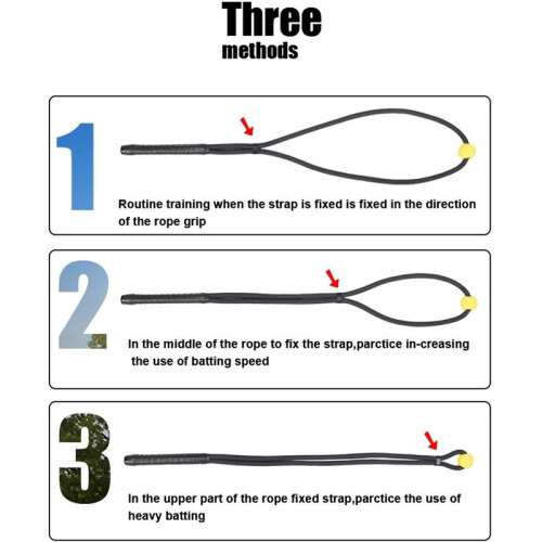 Swing Rope Trainer for Beginner Friendly Grip Posture Correction Rope Correction Action Swing Training Aid A 2