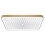 Rectangular Shower Head Rea Js-032 Brushed Gold 1