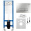 Concealed Wc Frame Set 024n With Satin Hd Button 1