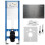 Concealed Wc Frame Set Slim 024n With T Titan Button 1