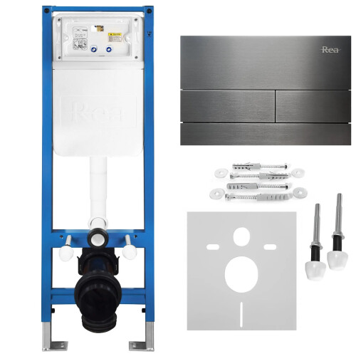 Concealed Wc Frame Set Slim 024n With T Titan Button