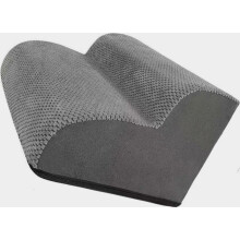 2-treden hondentrap voor kleine honden, antislip, schuim met hoge dichtheid, 30 cm, grijs, ideaal voor op de bank of fauteuil.