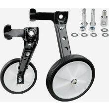 Universelle Stützräder für Kinderfahrräder, Fahrradstabilisatoren für 16-, 18-, 20- und 22-Zoll-Räder, robust und einfach zu montieren