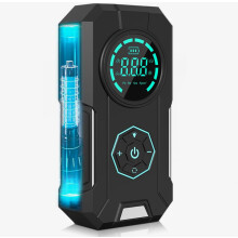 Draagbare bandenpomp met 5400mAh-batterij, 5x sneller oppompen van autobanden, fietsen, motorfietsen en sportballen.