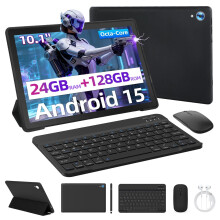 2026 Newest Android 15 Tablet 128GB ROM (1TB TF) 10inch WiFi 5000mAh Dual Camera
