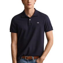 (Navy Blue, L) Gant Mens Polo Shirt Regular Fit Golf Tennis Top