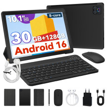 Tablet Android 16 Tablet 30GB RAM 128GB ROM 2TB TF 10 Inch Tablet 8-core 6200mAh
