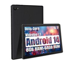 2025 Newest Android 14 Tablet 64GB ROM (1TB TF) 10 inch WiFi 5000mah Dual Camera