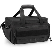 (black) Multi-Function Tool Organizer Bag Tool Pouch for Men Handyman Work Tote Heavy Duty Waterproof Electrician Repair Tool Bag