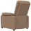 VidaXL vidaXL Massagesessel Braun Stoff 5